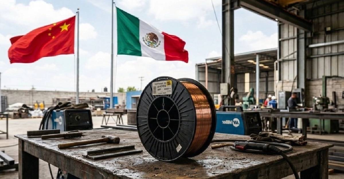 México impone cuota compensatoria de 1.02 dólares por kilogramo a microalambre chino